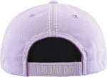 Distressed Patch Baseball Cap - Bad Hair Day (Lavender)