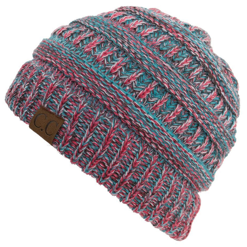 C.C Classic Fit Beanie - Turquoise Mix #19
