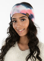 Women's Headwrap Tie Dye Headband Soft Knit Warm Winter Ear Warmer