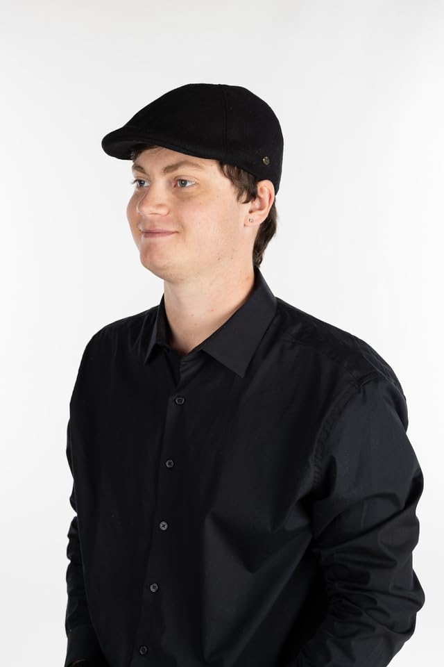 Wool Blend Newsboy Flat Caps