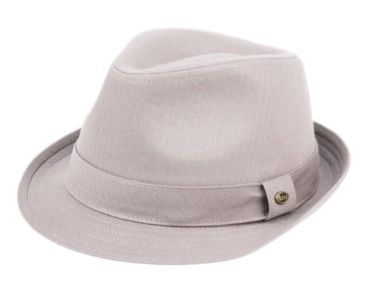 Cotton Short Brim Summer Fedora by Funky Junque