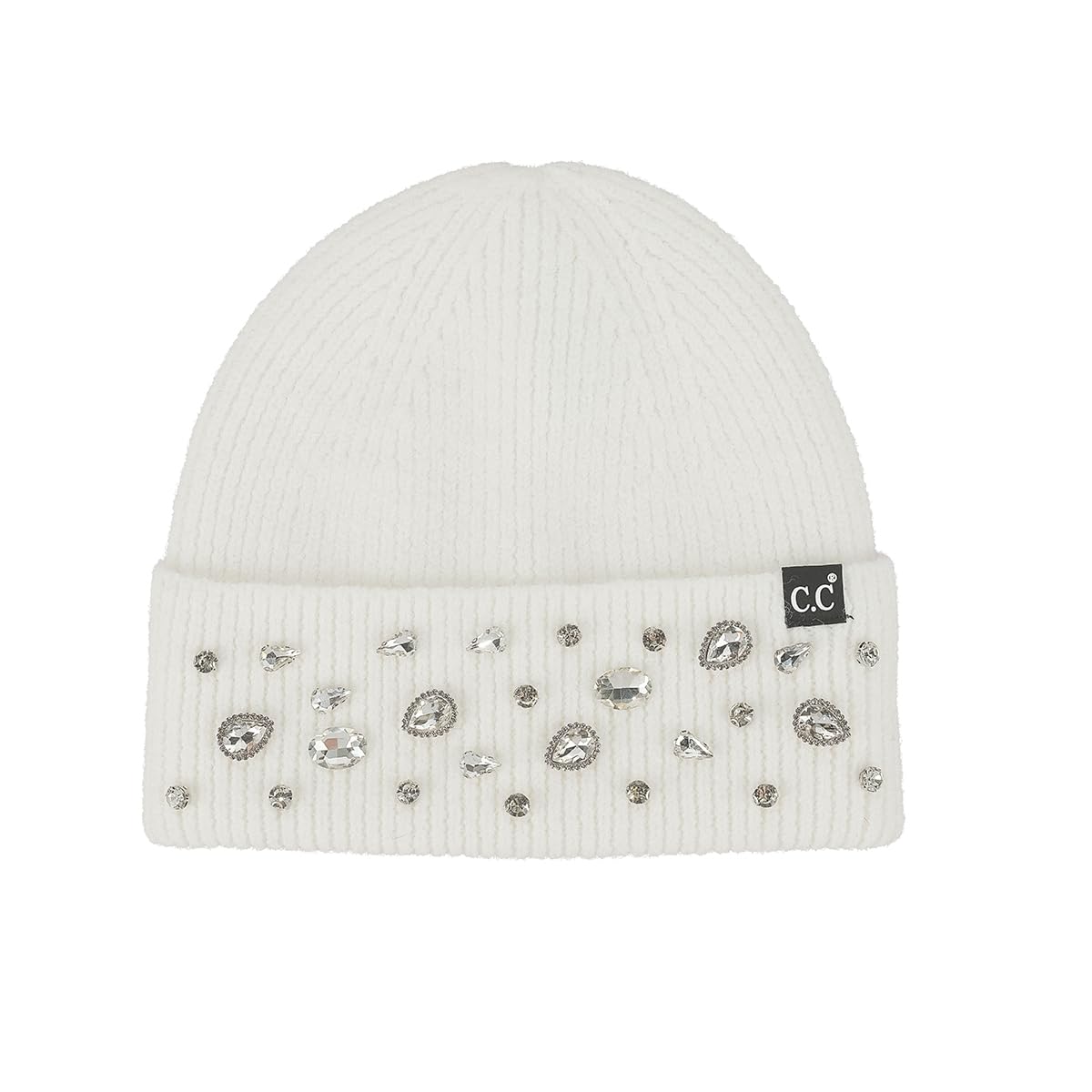 Rhinestone Sparkle Beanie by Funky Junque