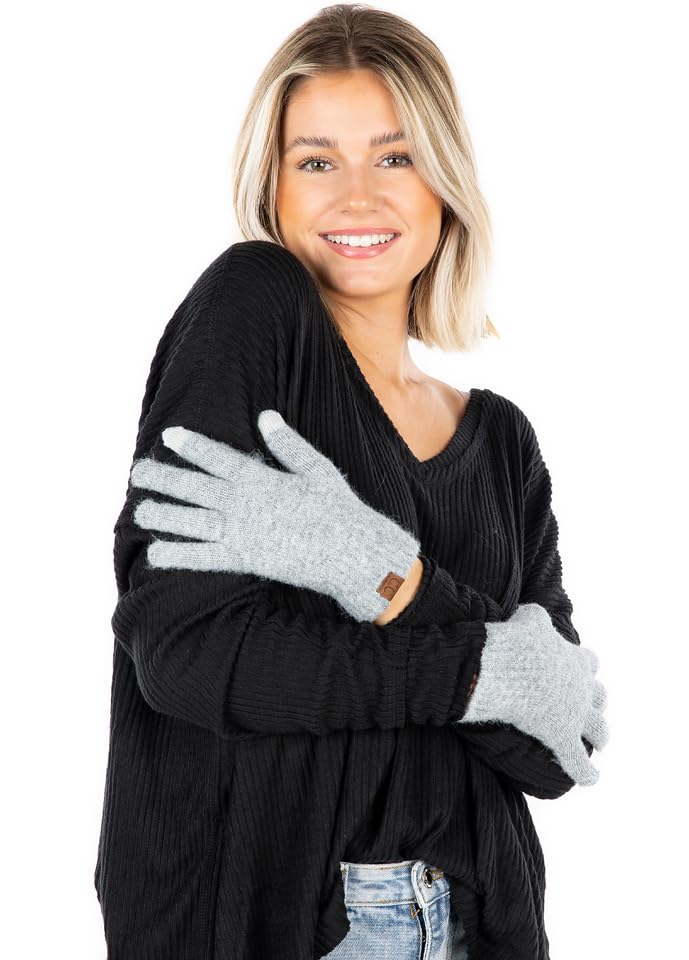 Recycled Yarn Smart Tip Gloves by Funky Junque