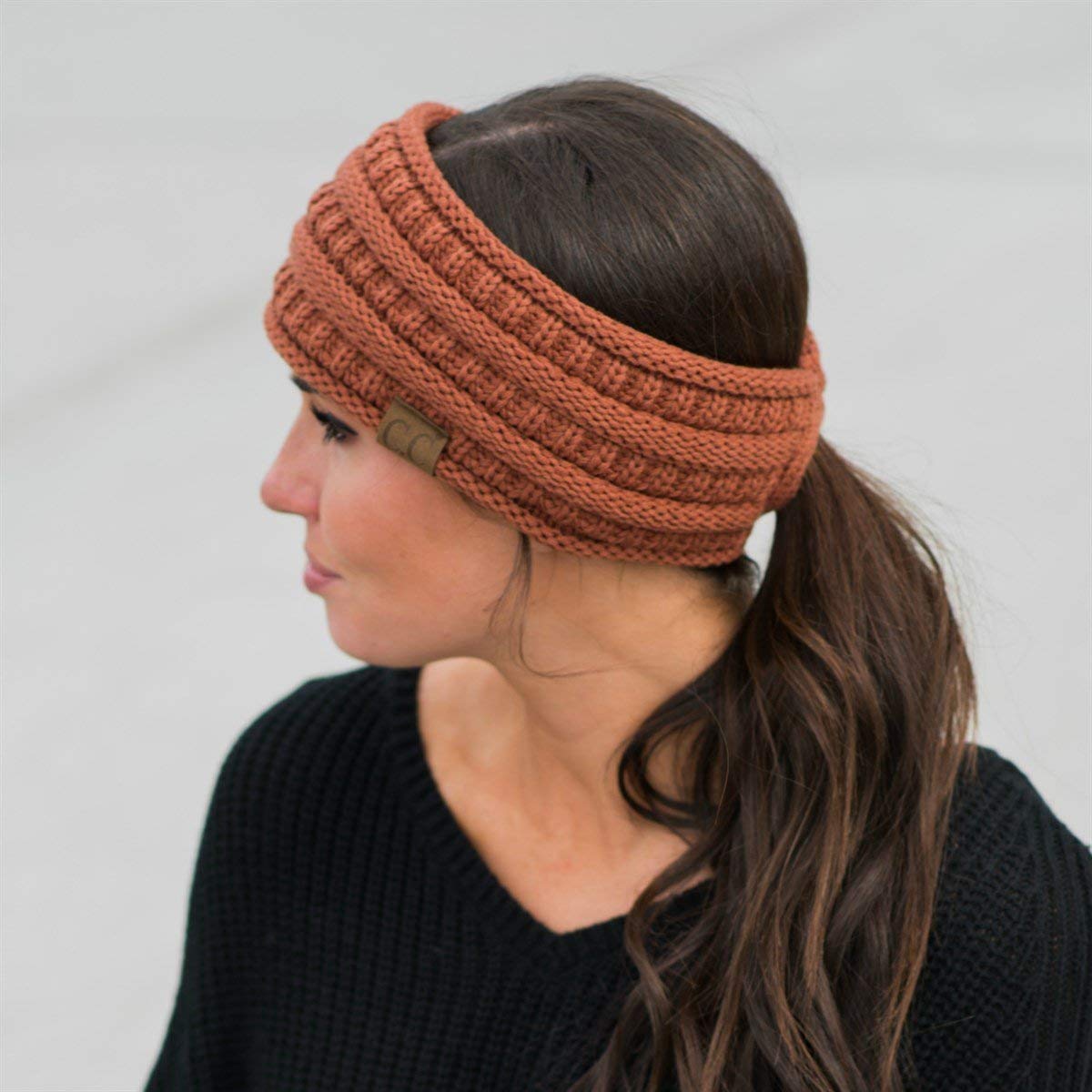 Lined Ponytail Headband