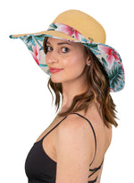 Fabric Brim Sun Hat