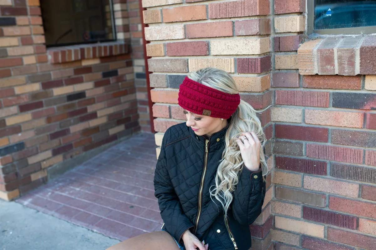Lined Ponytail Headband