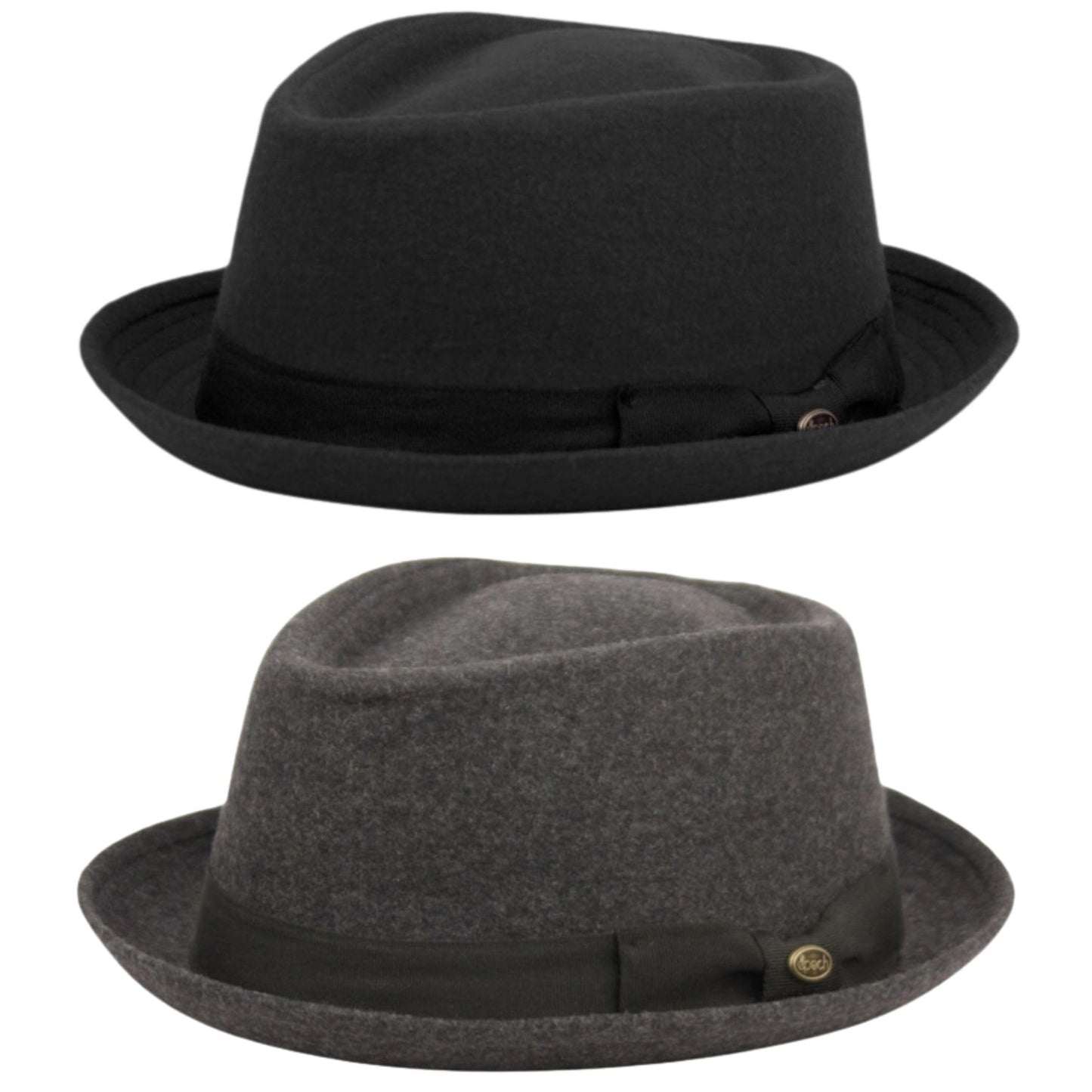 Wool Fedora Diamond Shaped by Funky Junque