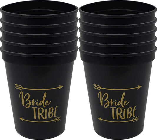 Bachelorette Bride & Bride Tribe 16 Oz Party Cups by Funky Junque