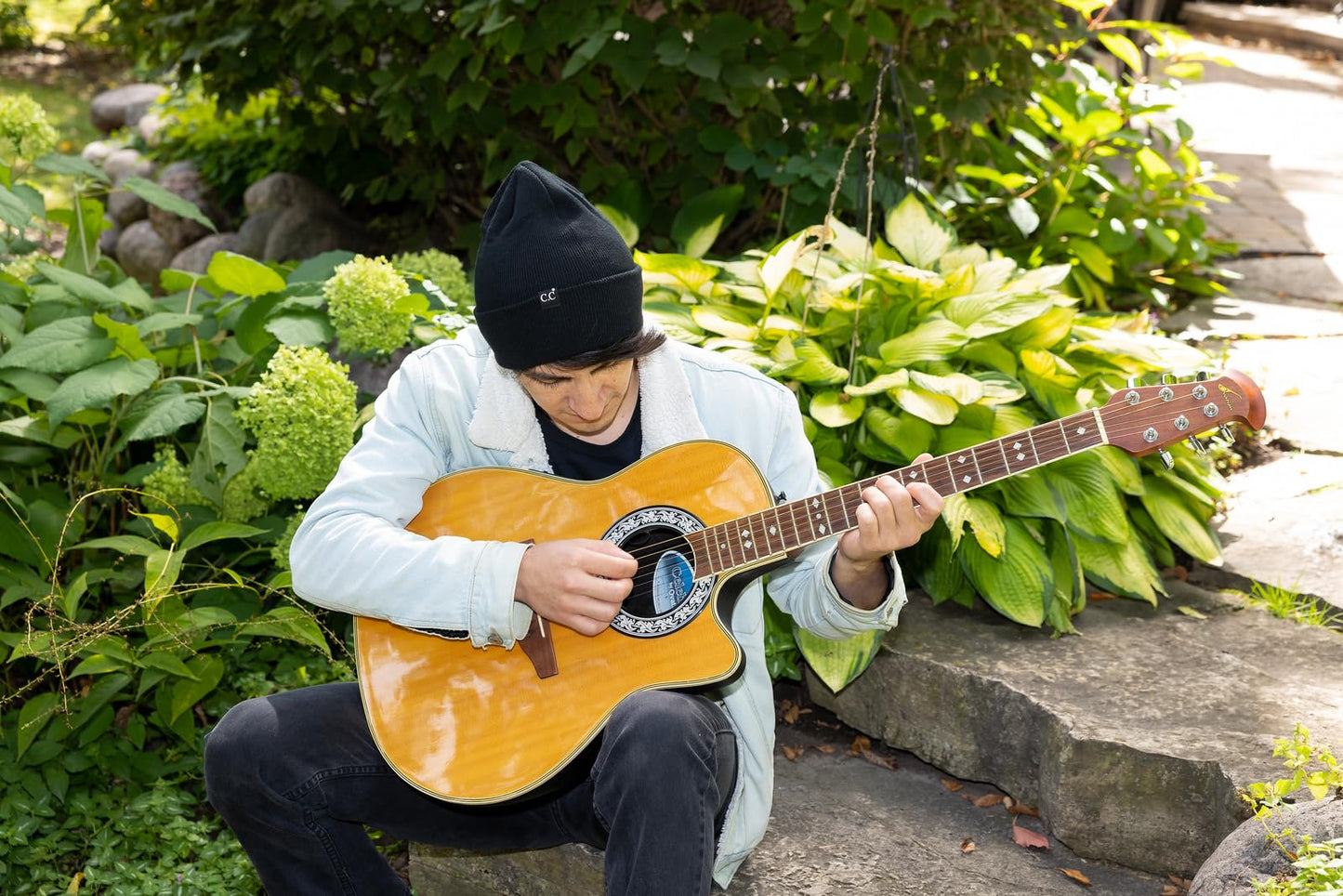 Mens Solid Cuff Knit Beanie