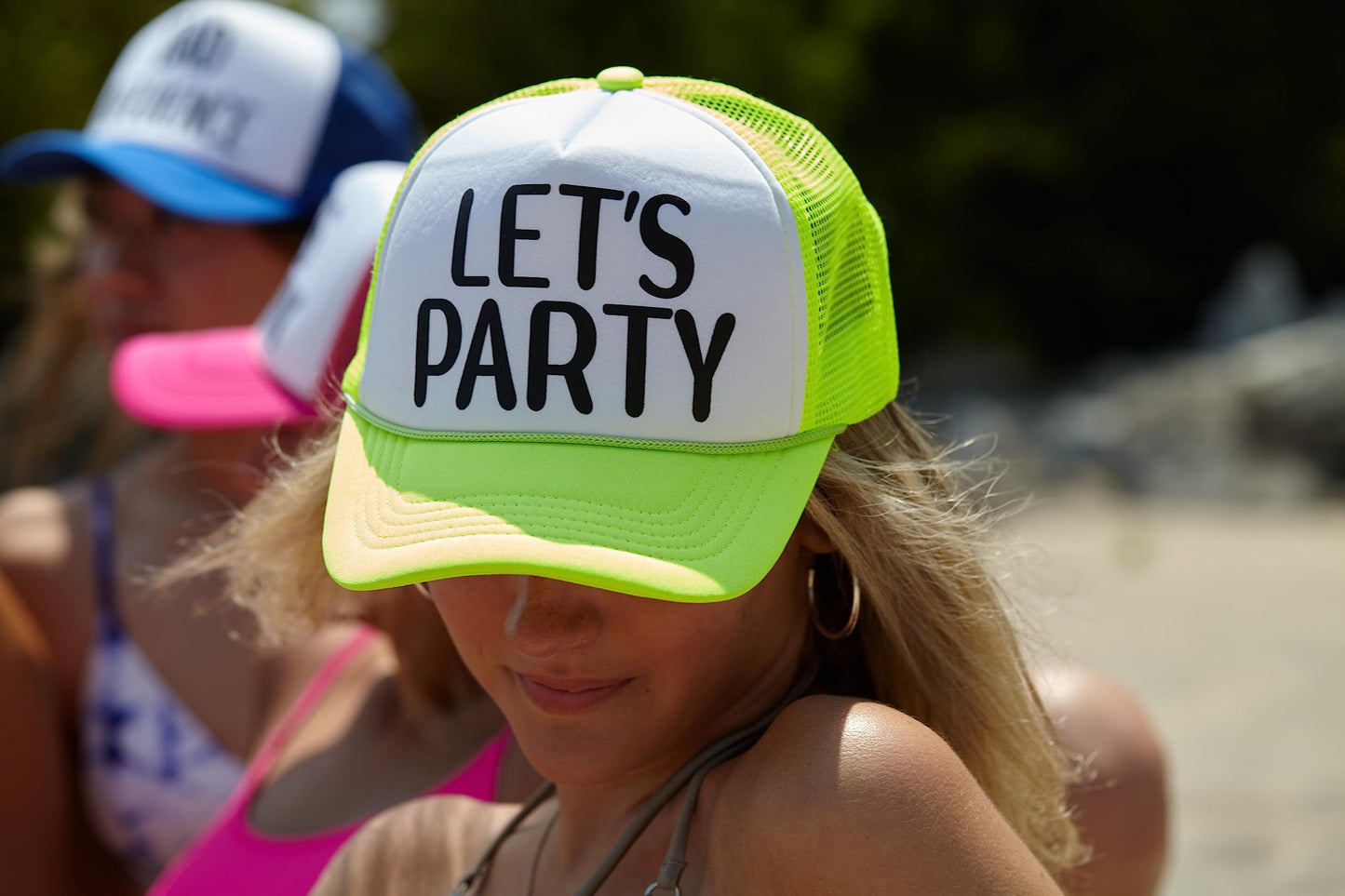 Party Sayings Trucker Hat by Funky Junque