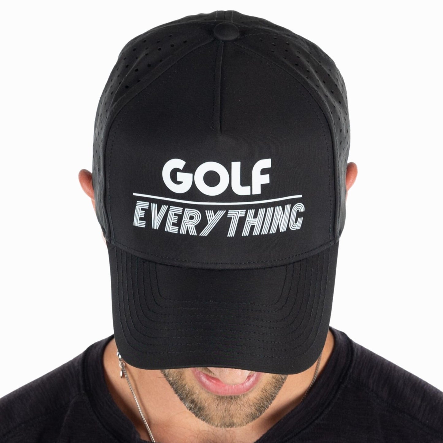 Solid Laser Cut Golf Cap by Funky Junque