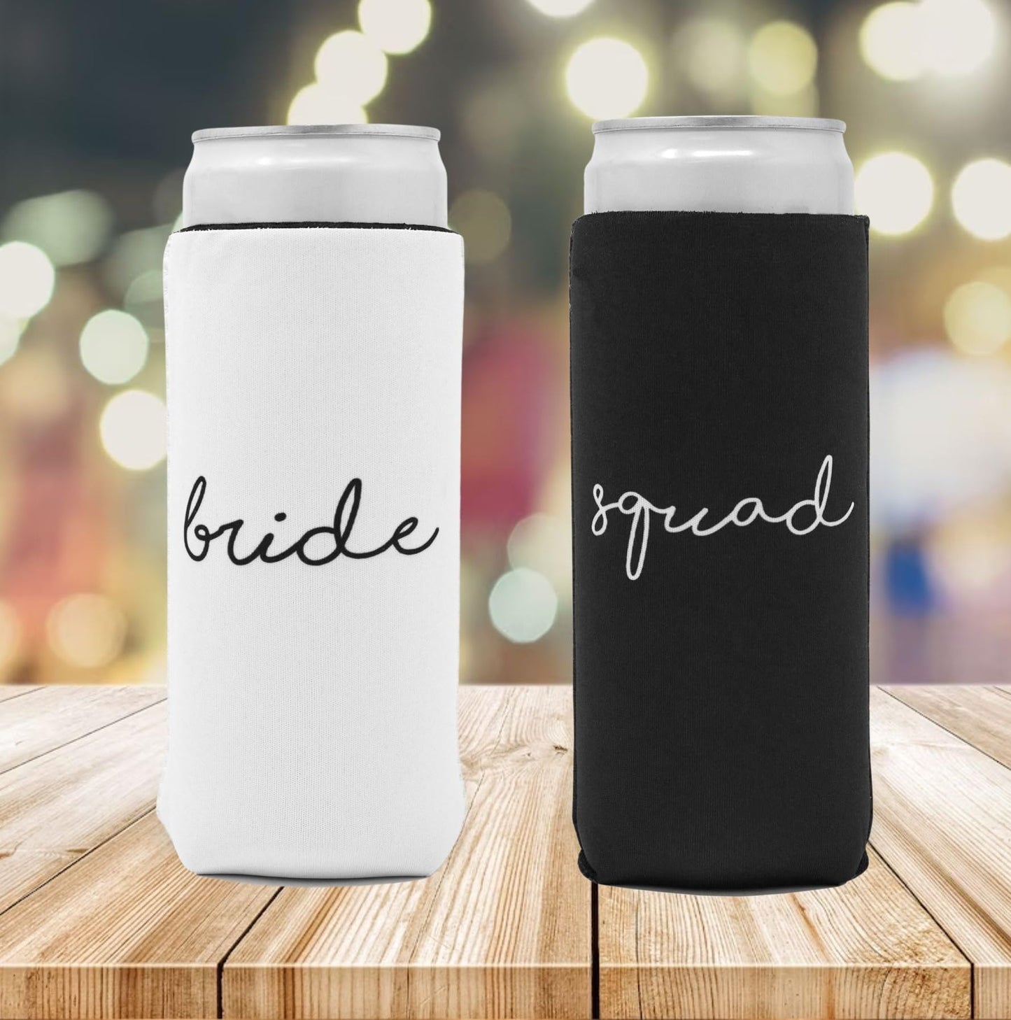Bridal Slim Can Cooler by Funky Junque