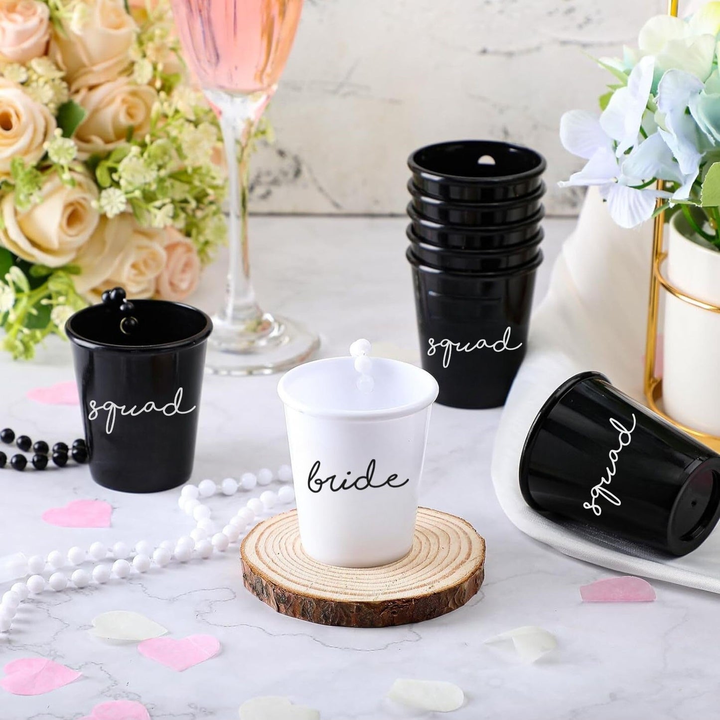 Bachelorette Party Shot Glass Necklace by Funky Junque