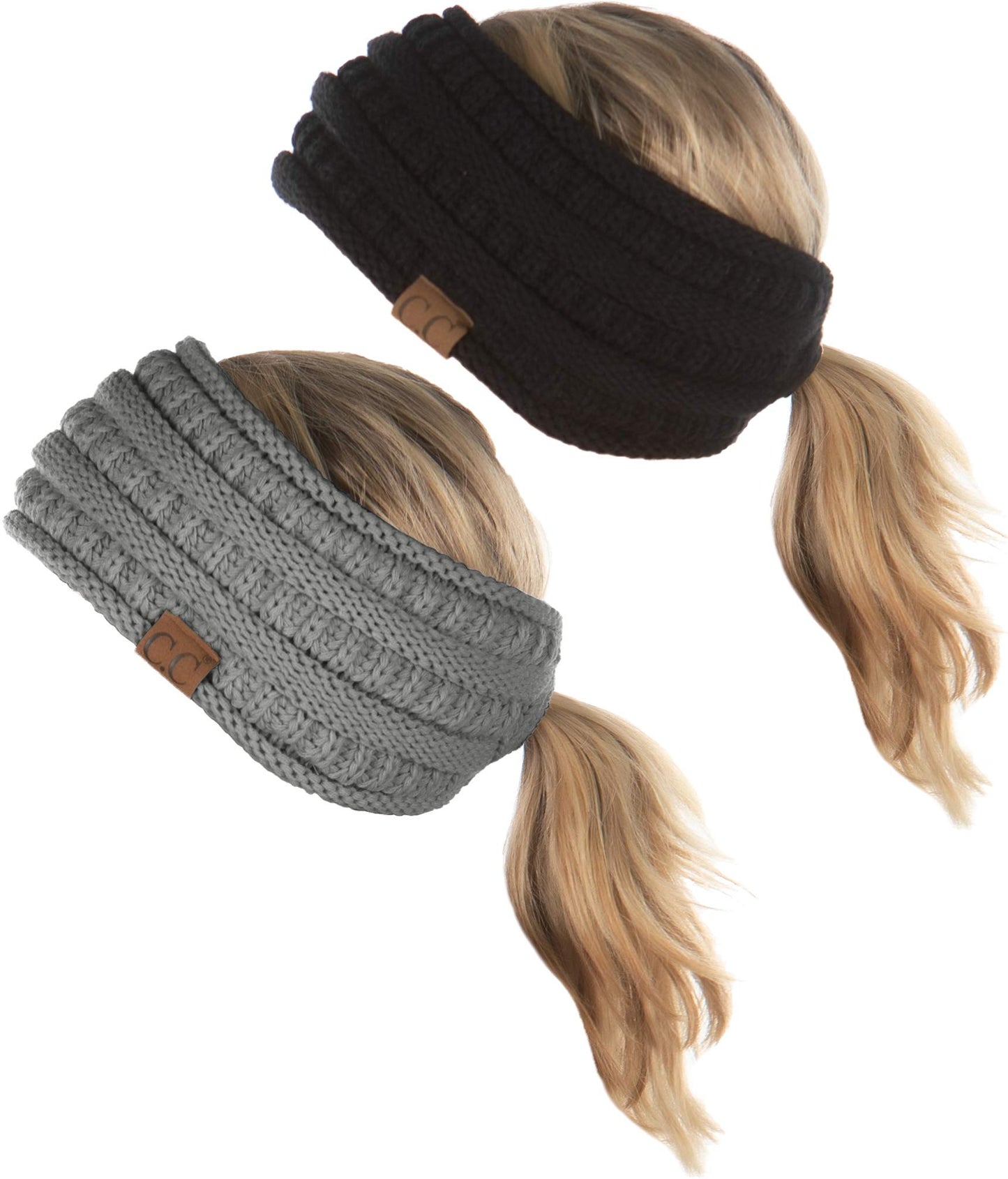 Lined Ponytail Headband
