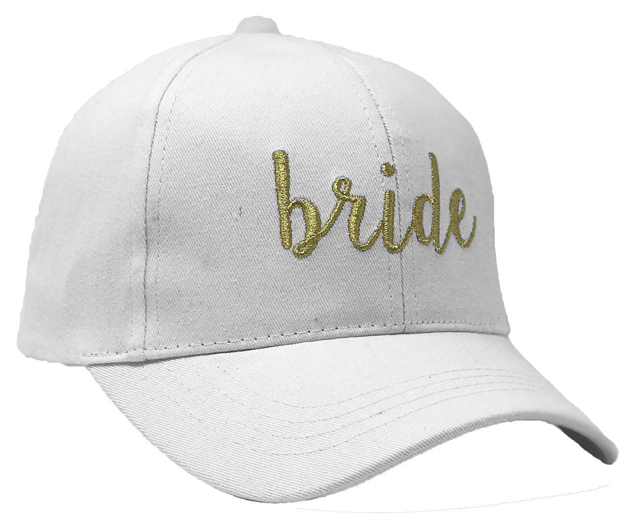 Bride & Bride Tribe Cursive Embroidered Cap by Funky Junque