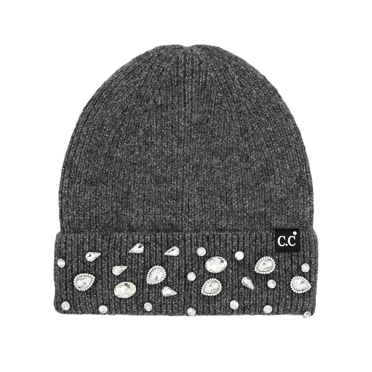 Rhinestone Sparkle Beanie by Funky Junque