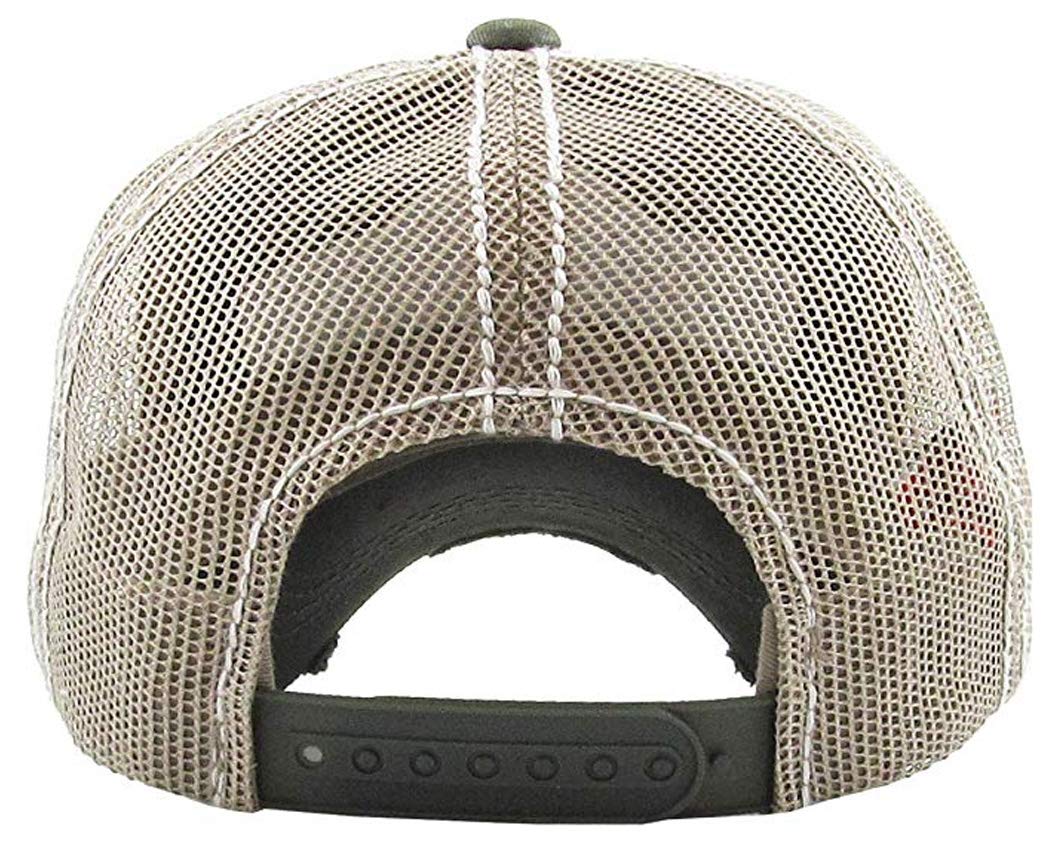 Air Force Star Distressed Baseball Cap by Funky Junque