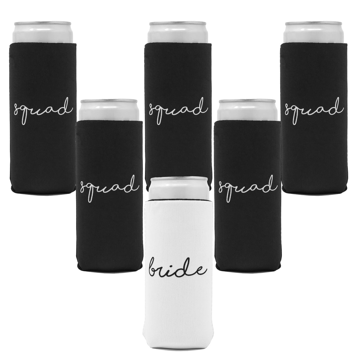 Bridal Slim Can Cooler by Funky Junque