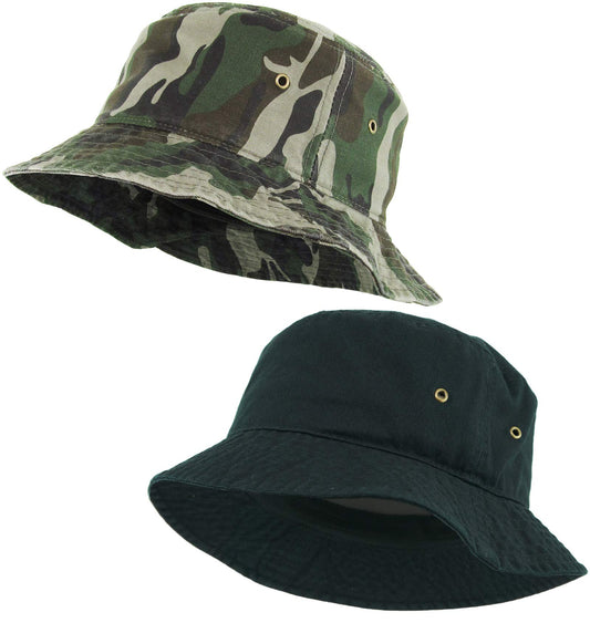 Outdoor Camping Hiking Bucket Hat by Funky Junque