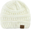 C.C. Classic Fit Cable Knit Beanie - Chenille