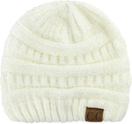 C.C. Classic Fit Cable Knit Beanie - Chenille
