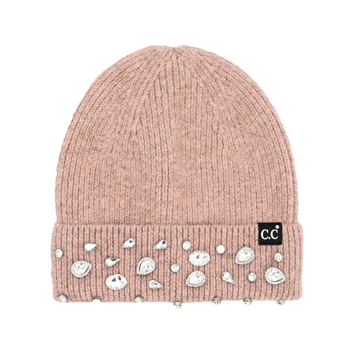 Rhinestone Sparkle Beanie by Funky Junque