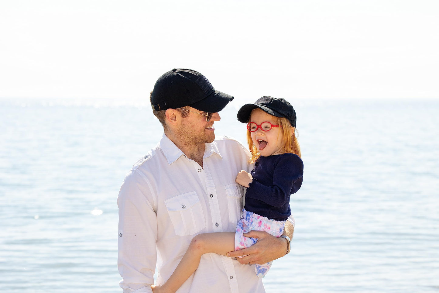 Funky Junque Mommy and Me Unconstructed Embroidered Baseball Hat