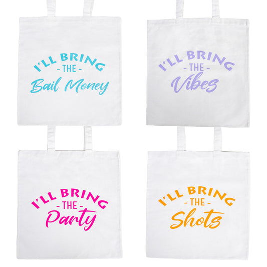 I'll Bring The Party Tote Bag by Funky Junque