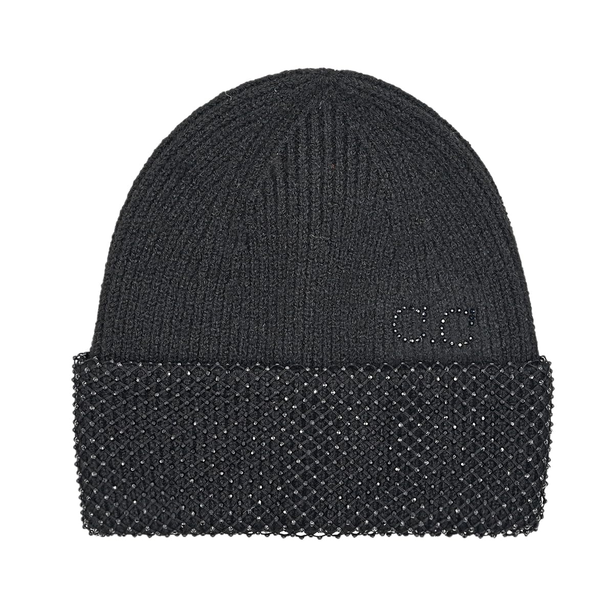 Rhinestone Sparkle Beanie by Funky Junque