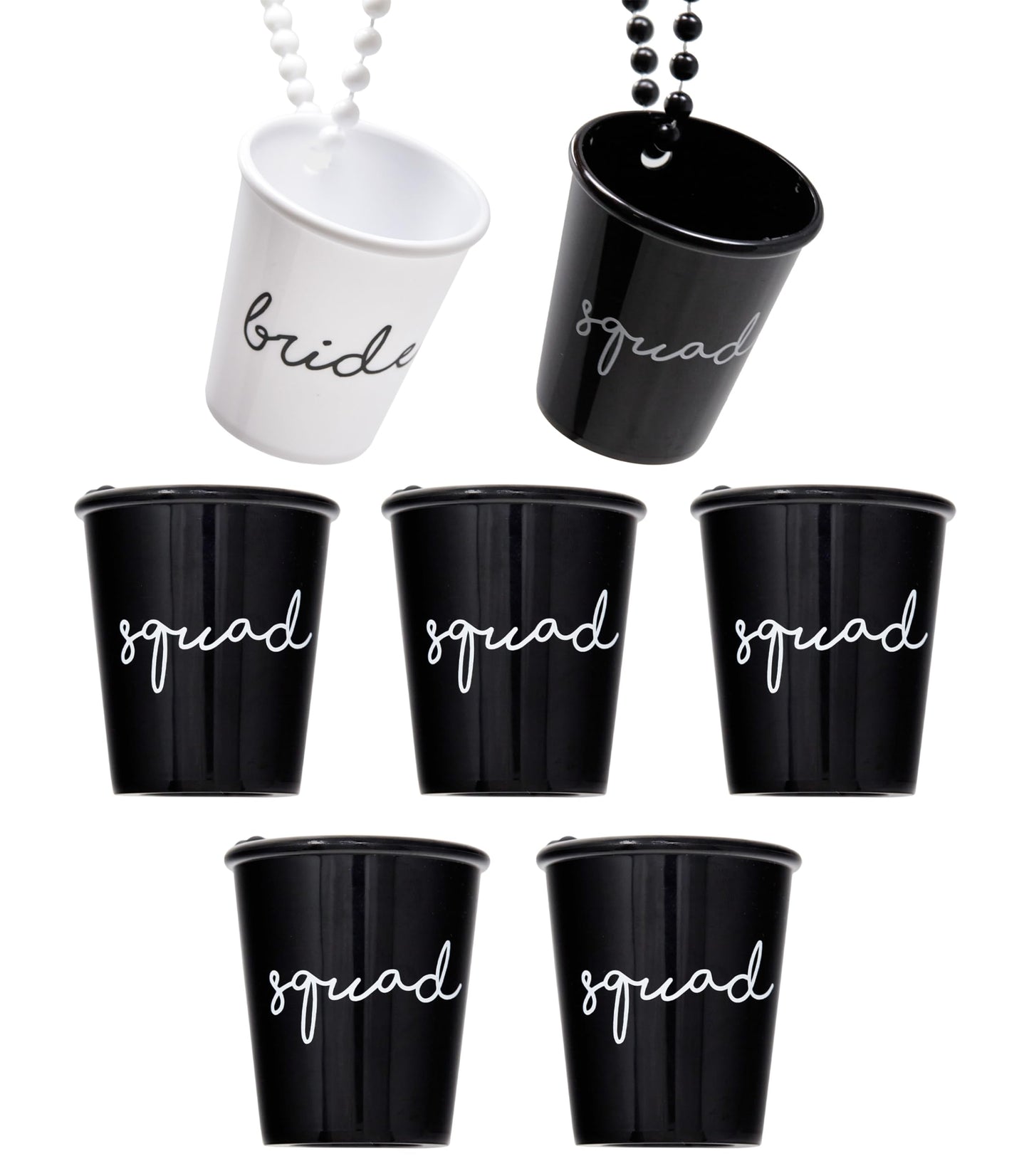 Bachelorette Party Shot Glass Necklace by Funky Junque