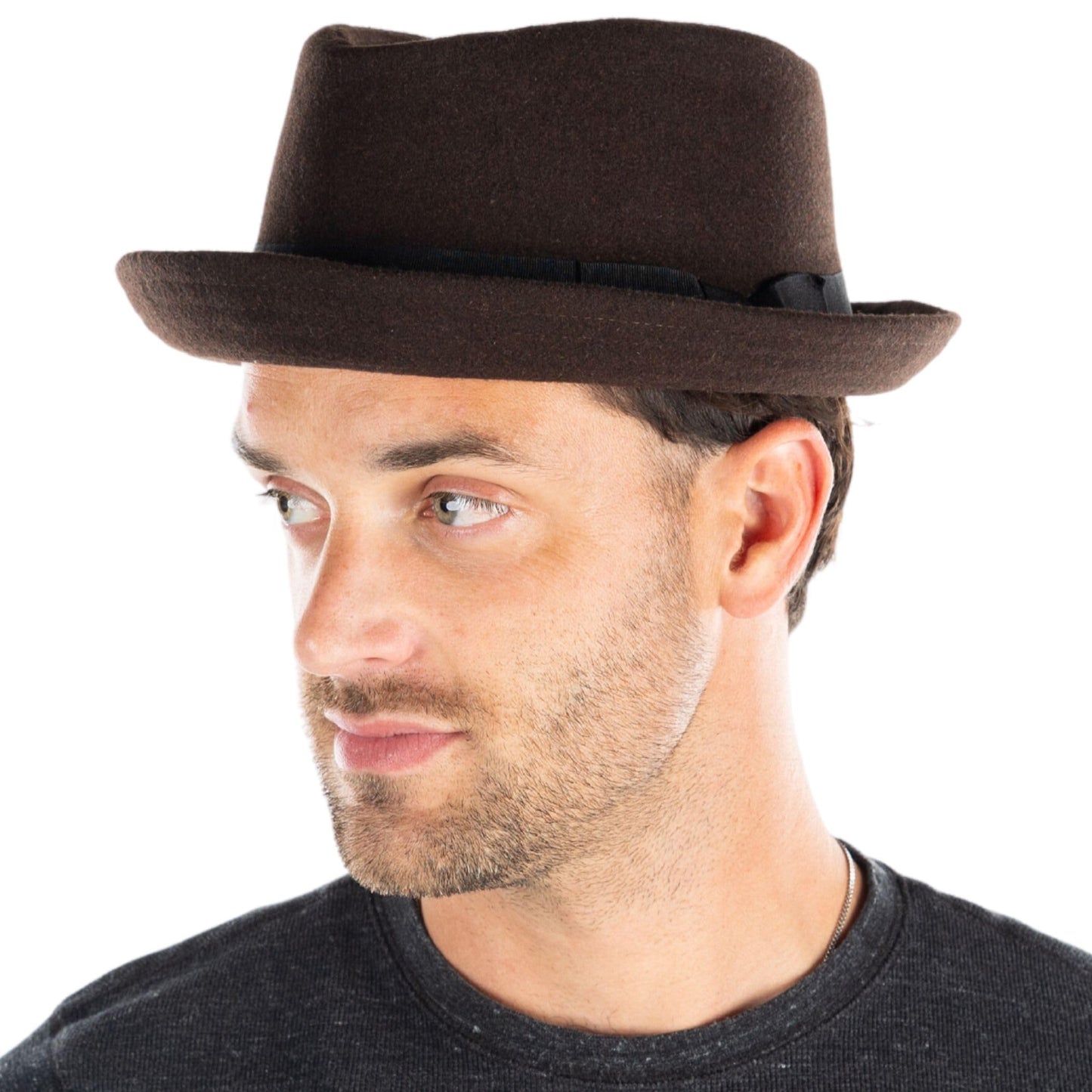 Wool Fedora Diamond Shaped by Funky Junque