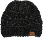 C.C. Classic Fit Cable Knit Beanie - Chenille