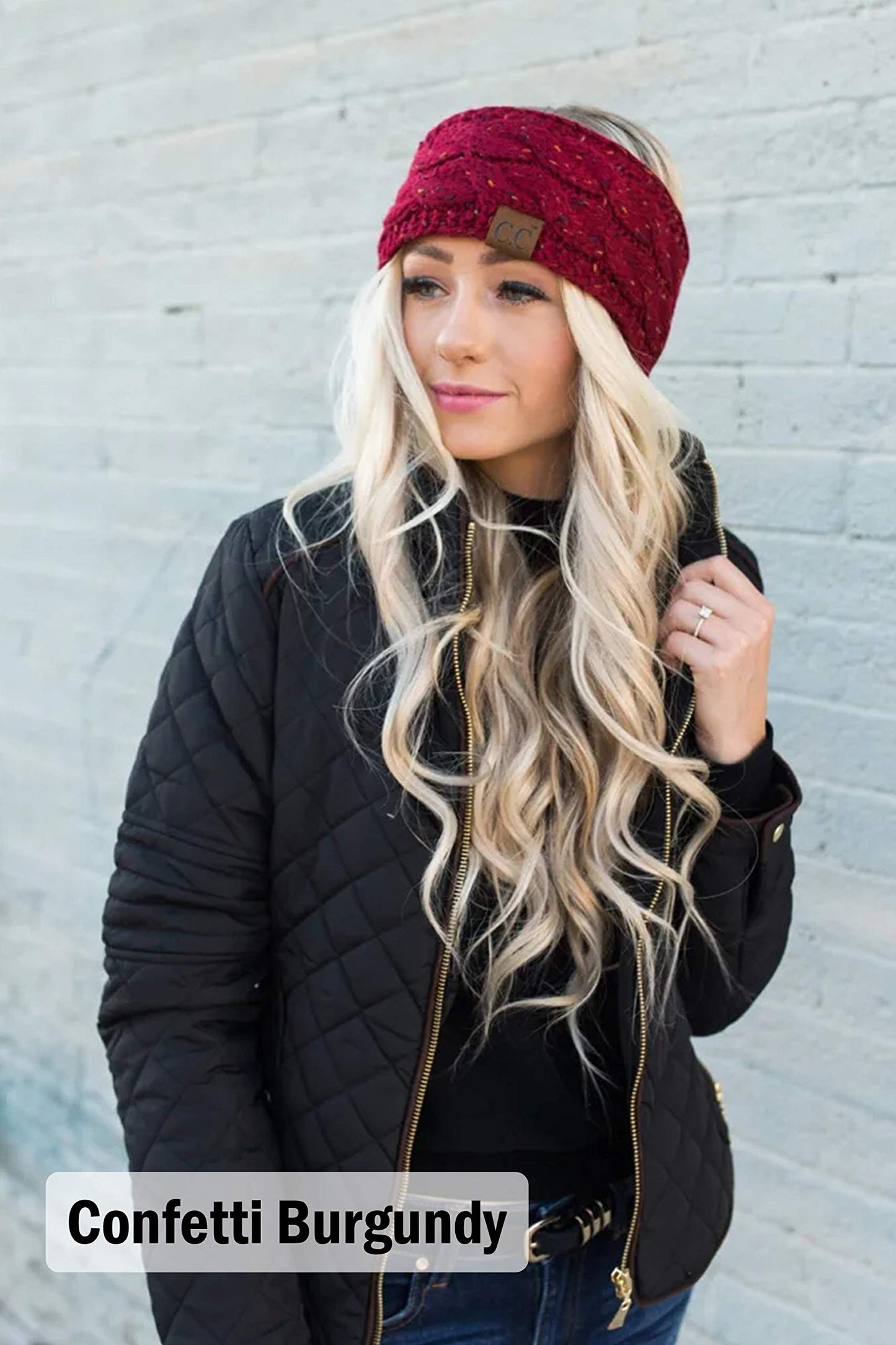 Funky Junque Women's Cable Knit Headbands