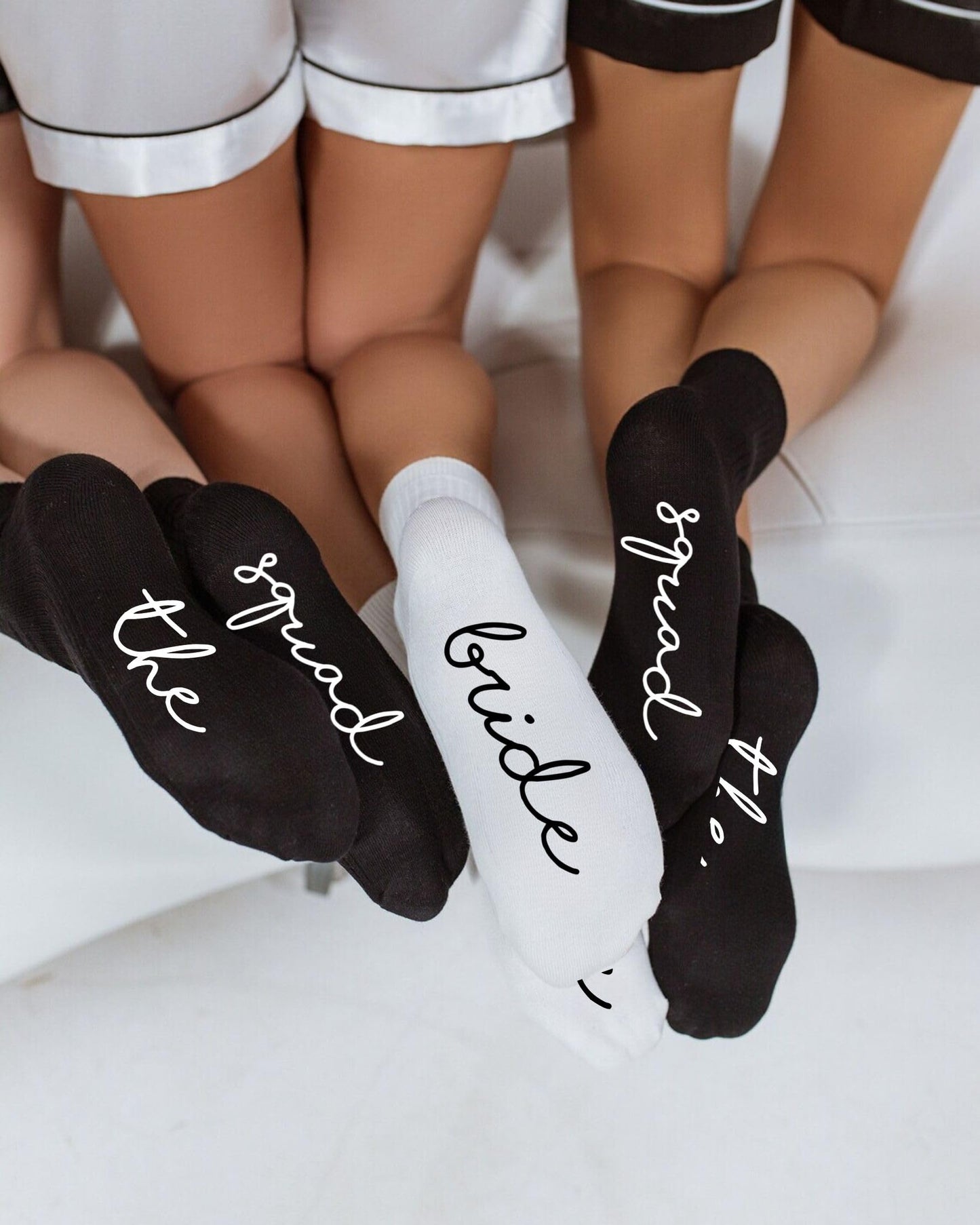 Bridal Socks Bachelorette Party Favors by Funky Junque