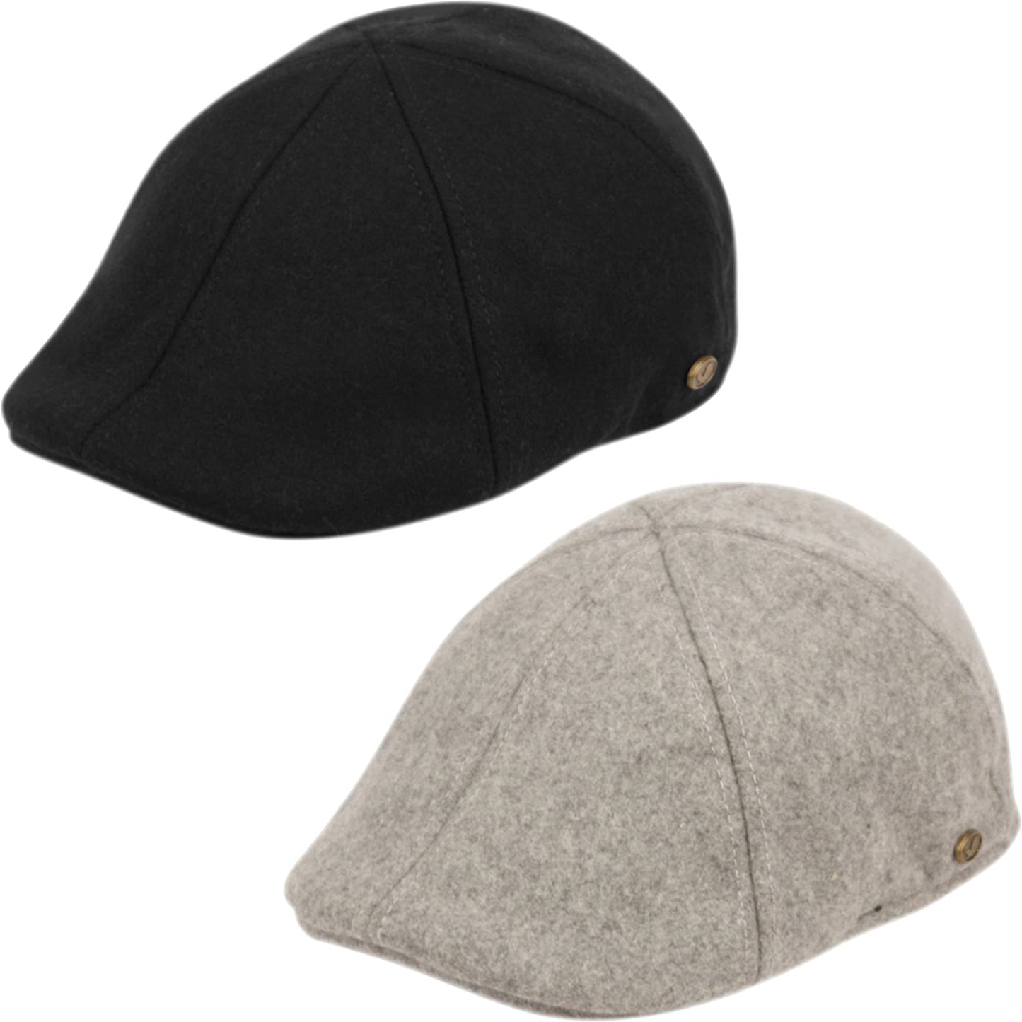 Wool Blend Newsboy Flat Caps