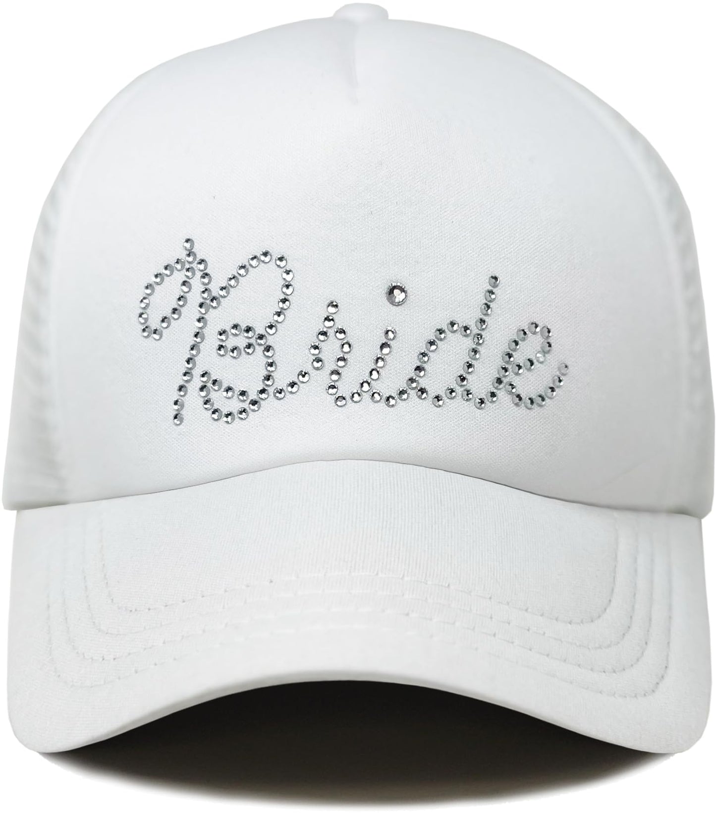 Bride - Rhinestone Embellished Trucker Hats by Funky Junque