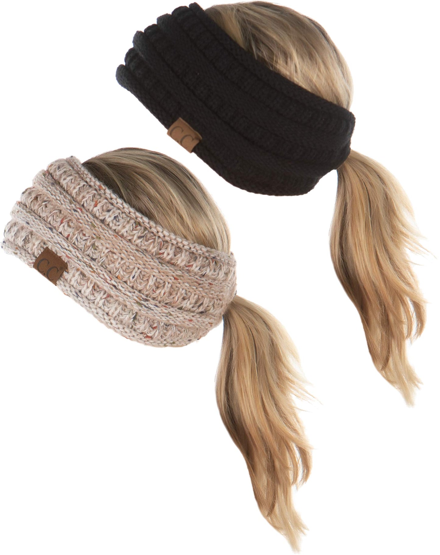 Lined Ponytail Headband