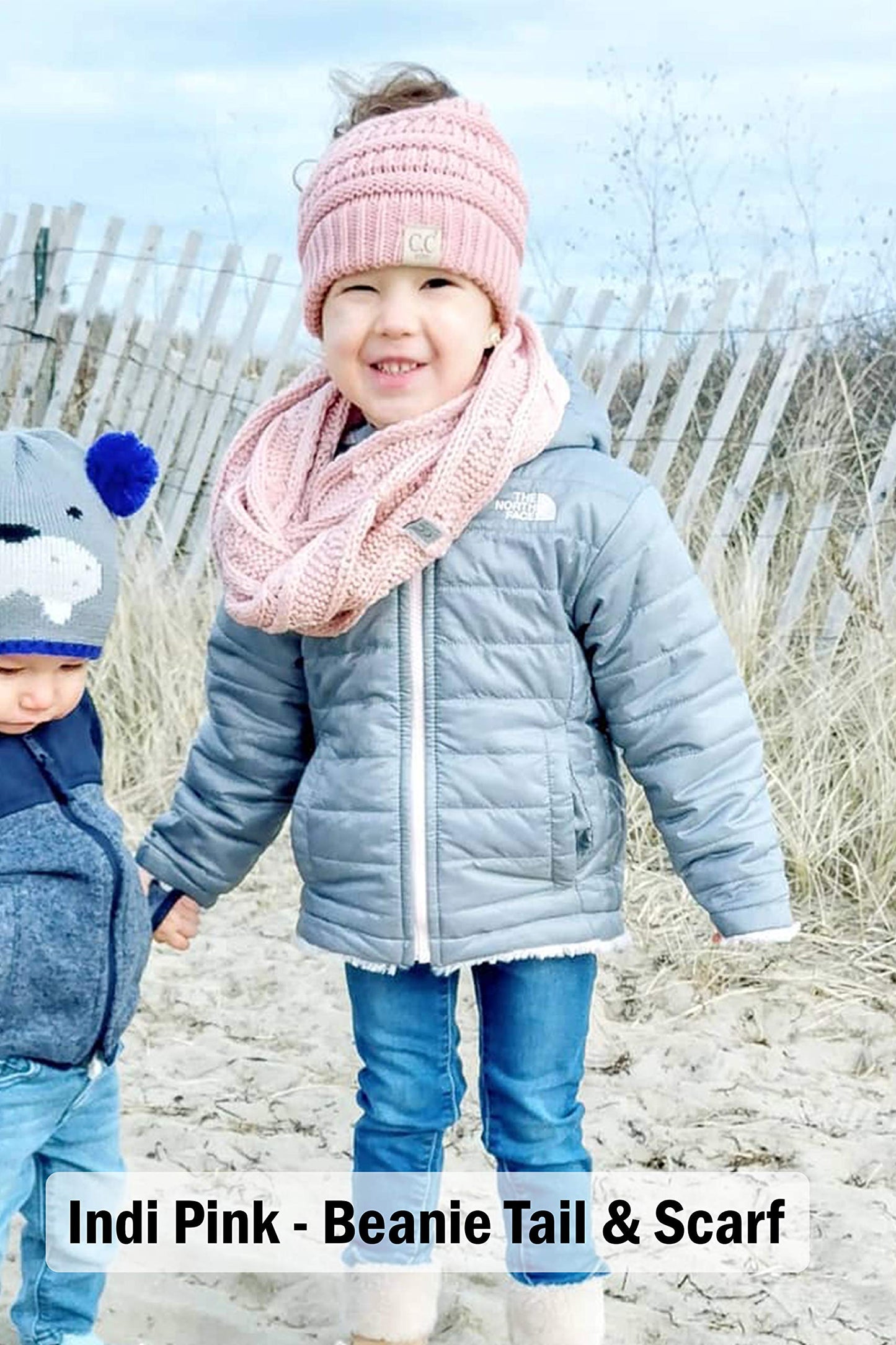Kids Beanie & Infinity Scarf Matching Set by Funky Junque