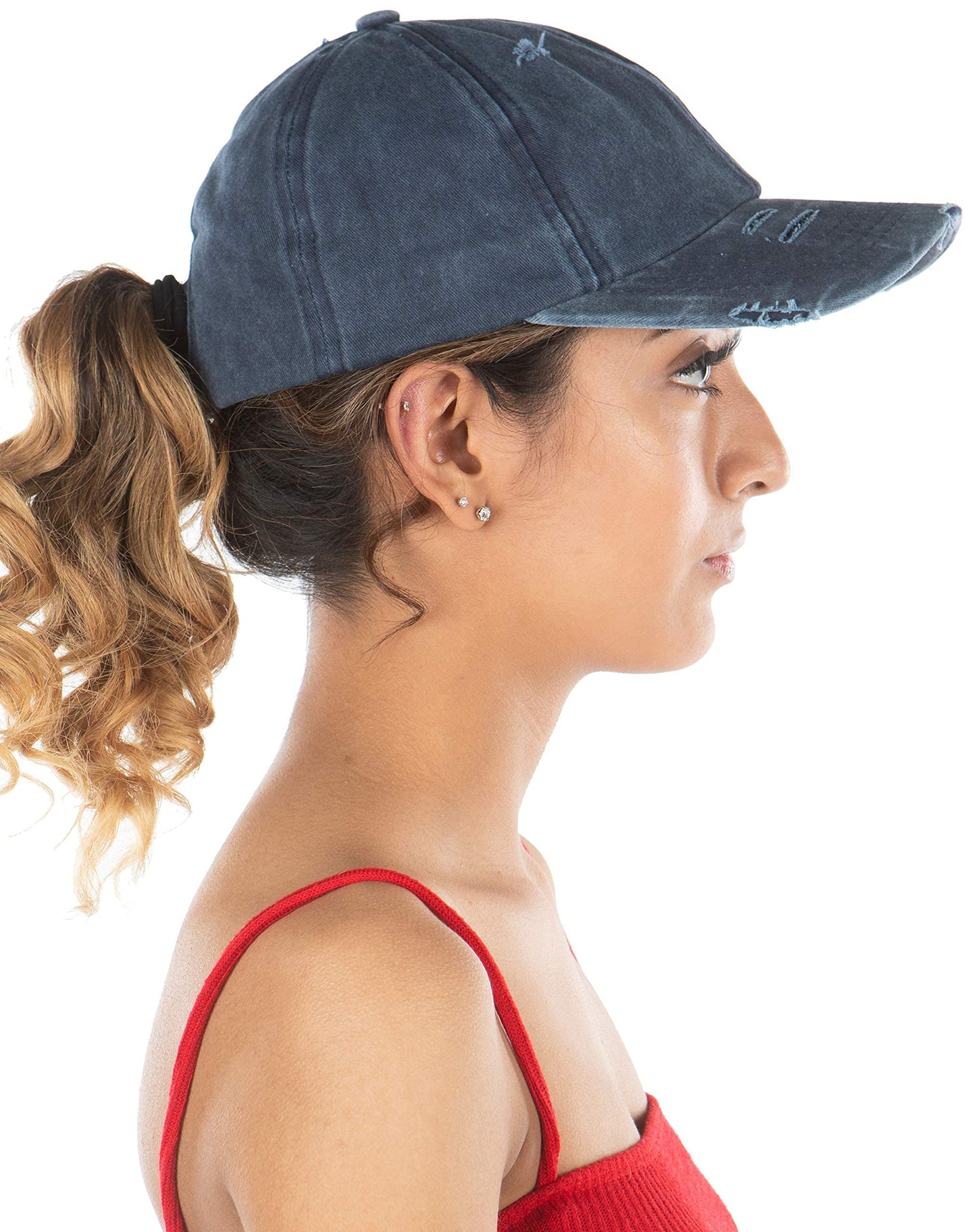 Ladder Back Ponycap by Funky Junque