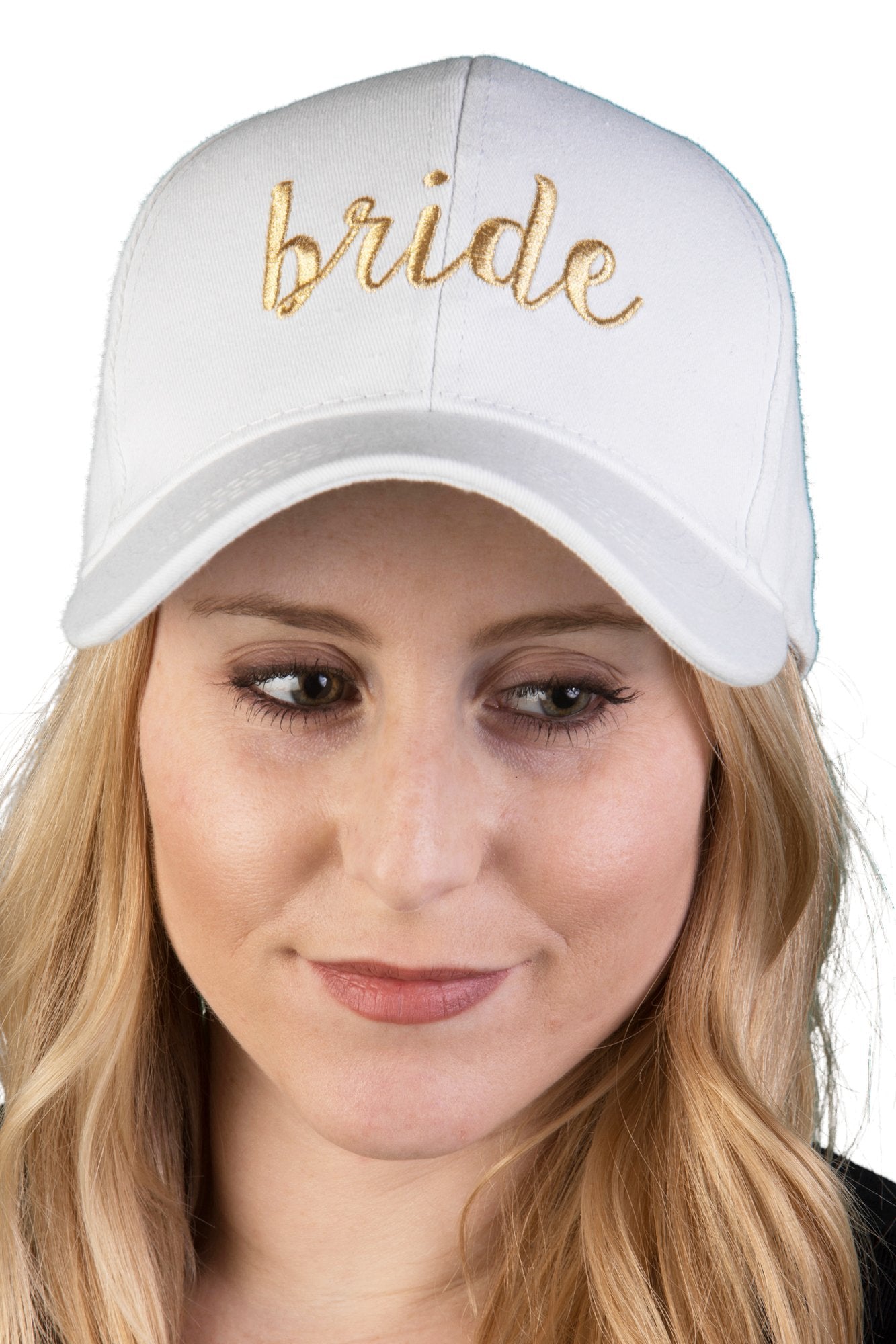 Bride & Bride Tribe Cursive Embroidered Cap by Funky Junque