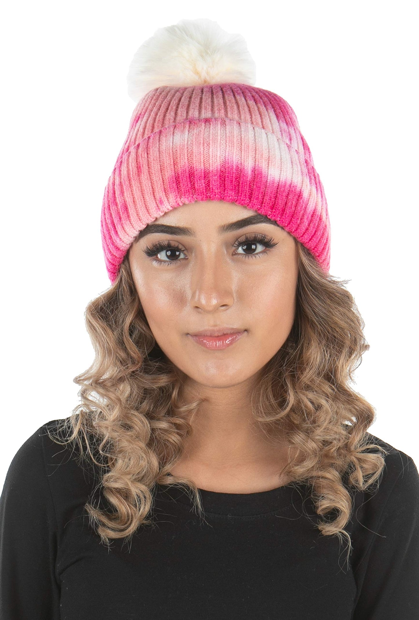 Tie Dye Pom Beanie by Funky Junque