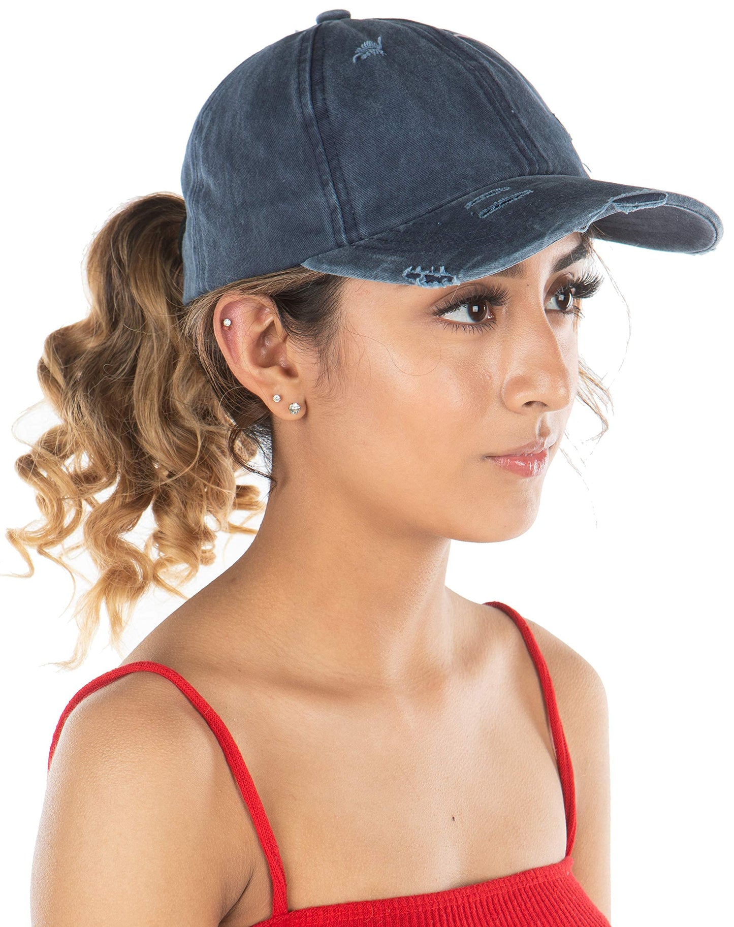Ladder Back Ponycap by Funky Junque