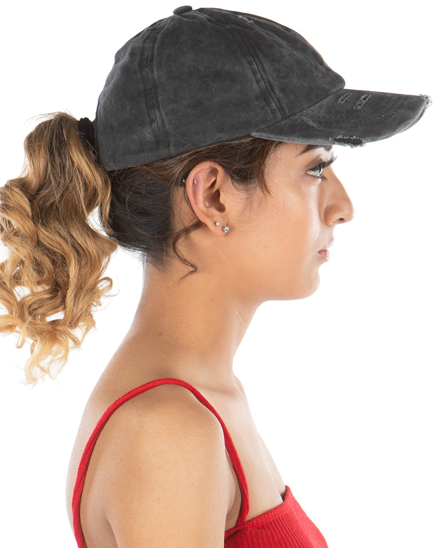 Ladder Back Ponycap by Funky Junque