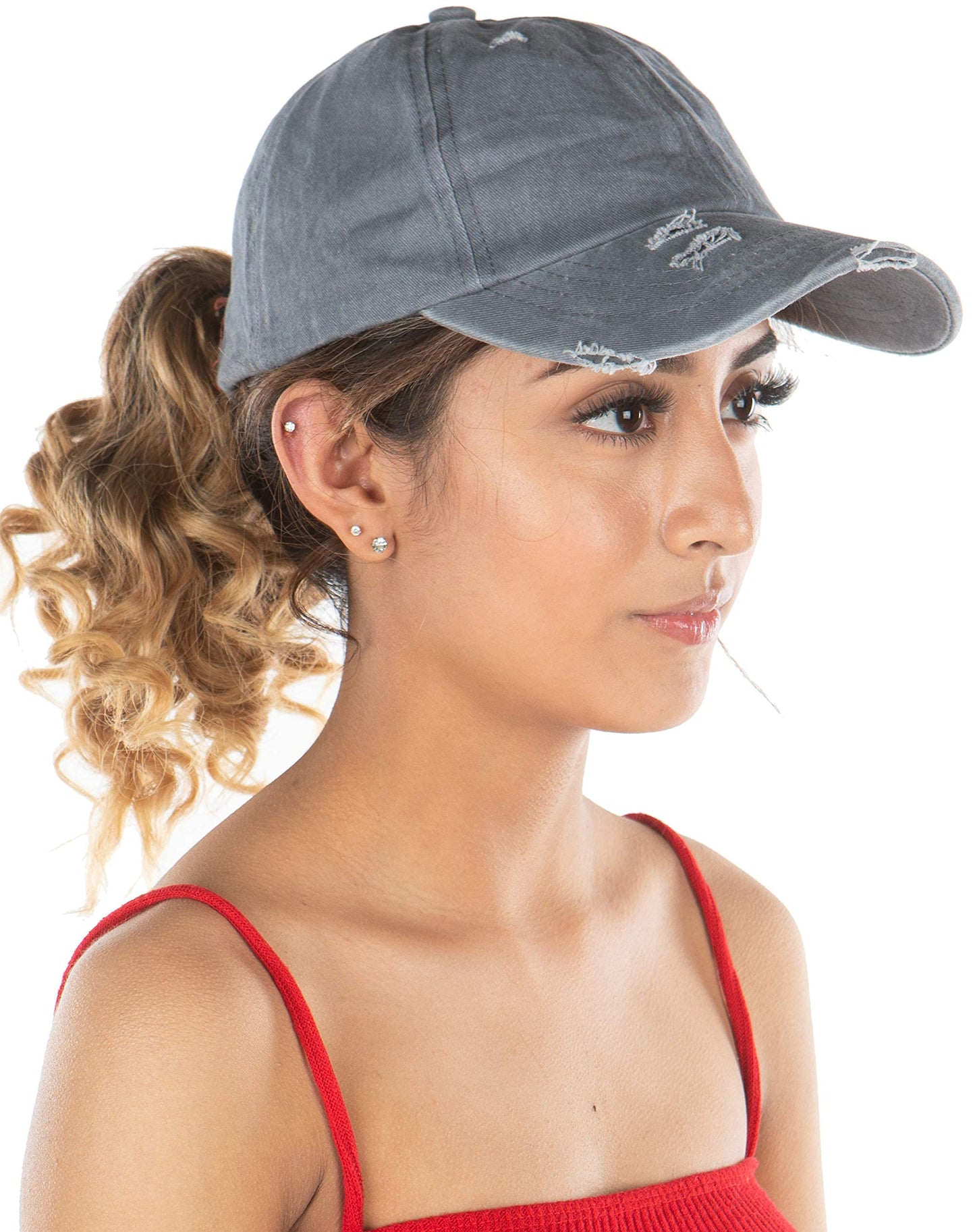 Ladder Back Ponycap by Funky Junque
