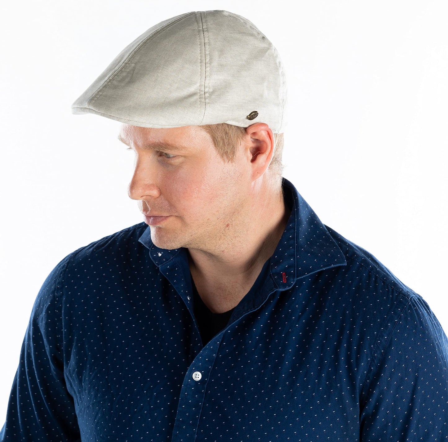 Linen Newsboy Summer Ivy Flatcap by Funky Junque