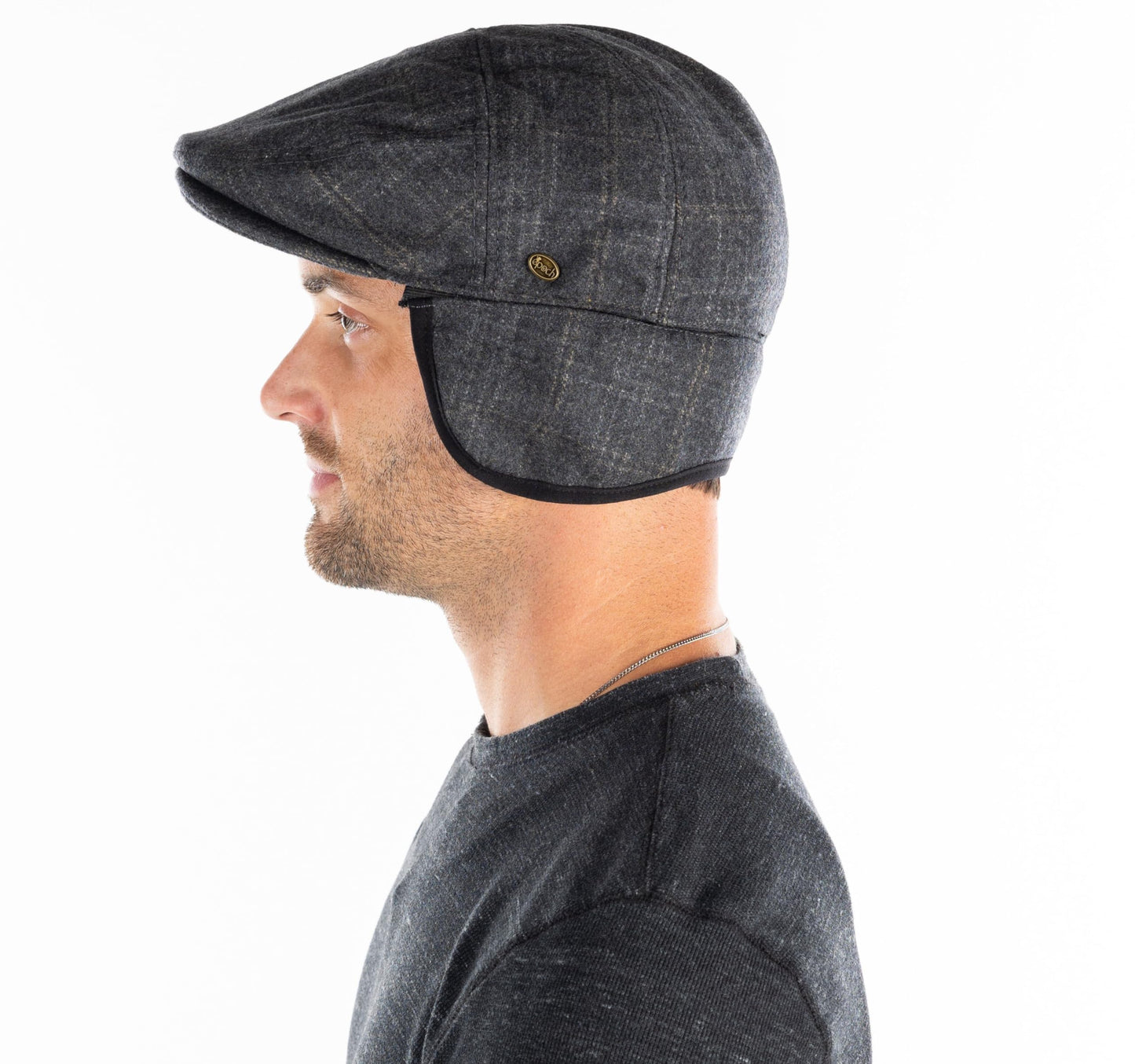 Newsboy Earflap Cap by Funky Junque