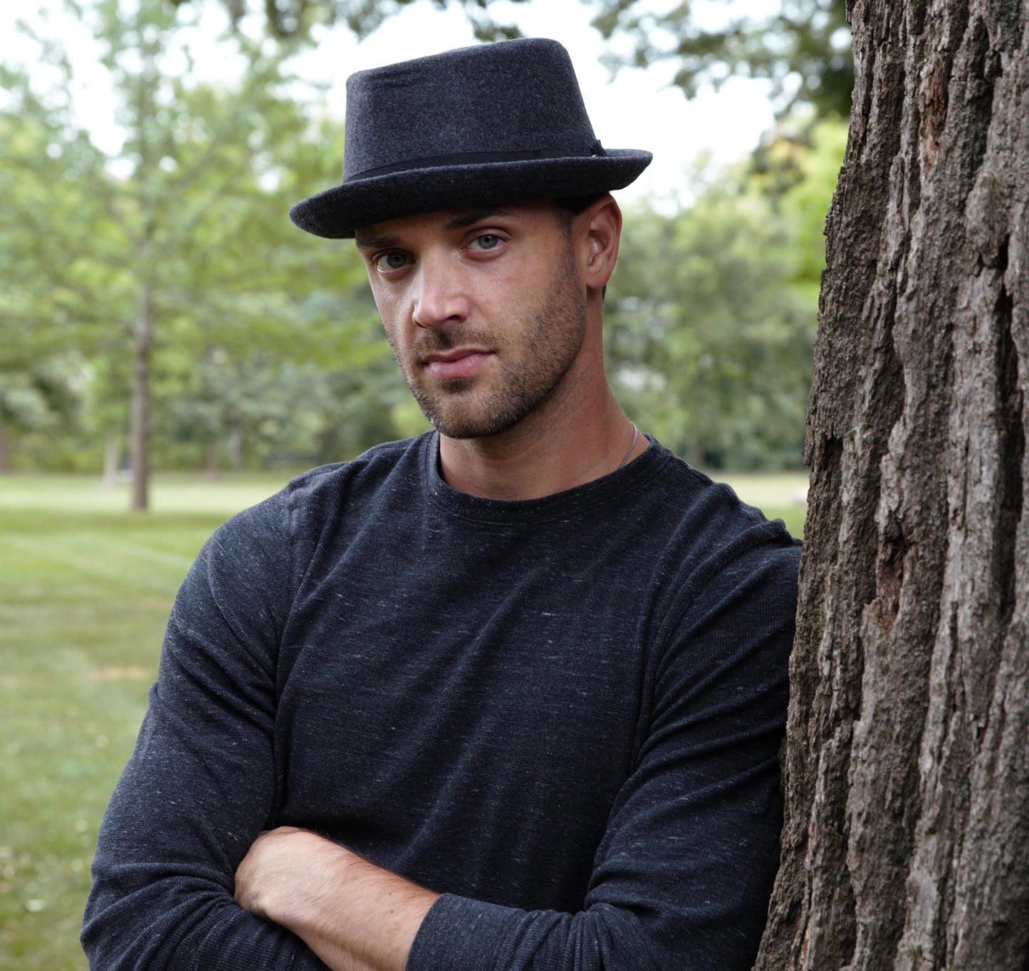 Wool Fedora Diamond Shaped by Funky Junque