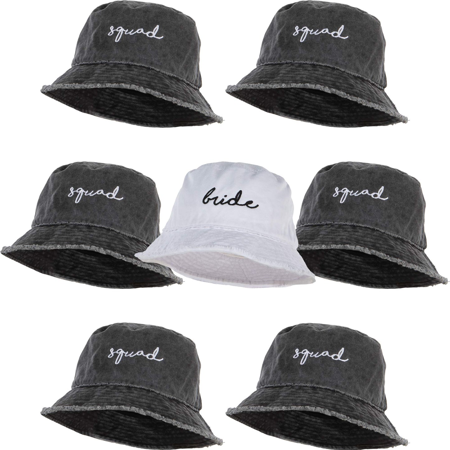 Embroidered Bucket Hat by Funky Junque