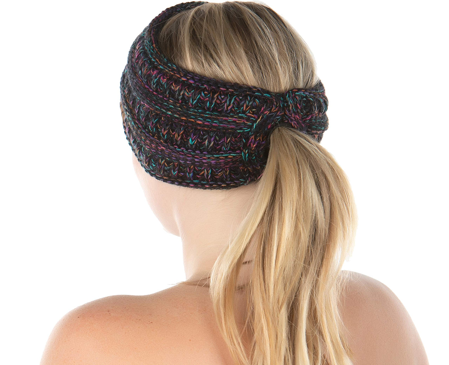 Lined Ponytail Headband