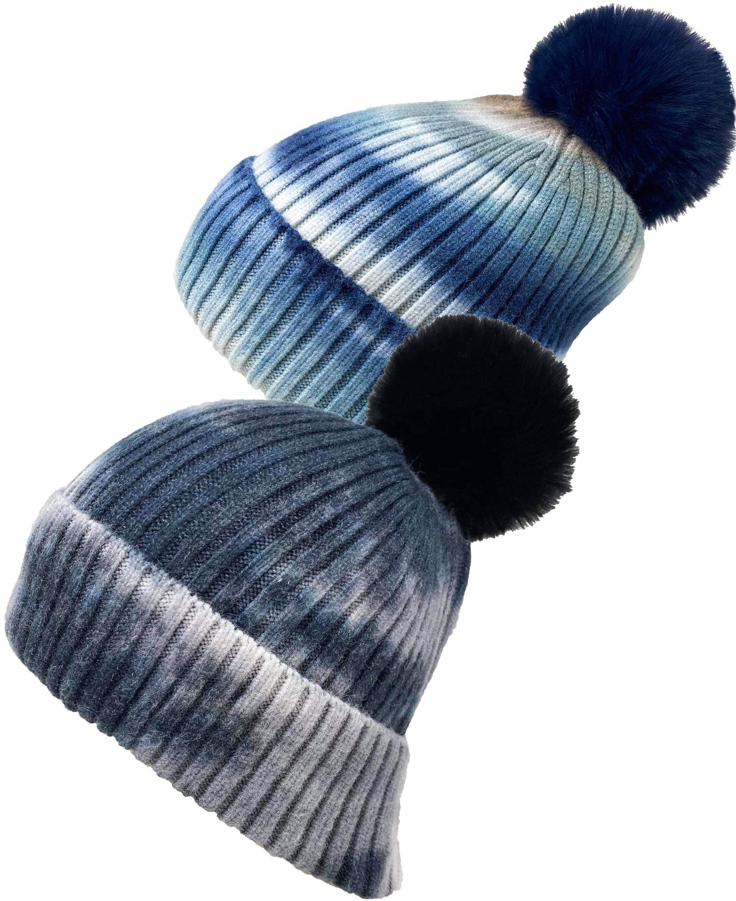 Tie Dye Pom Beanie by Funky Junque